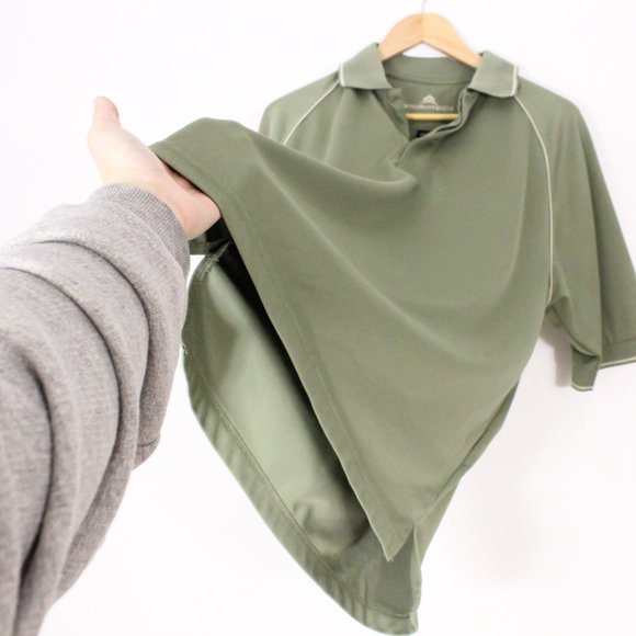 Mens Stormtech Sage Green Polo - Picture 4 of 5